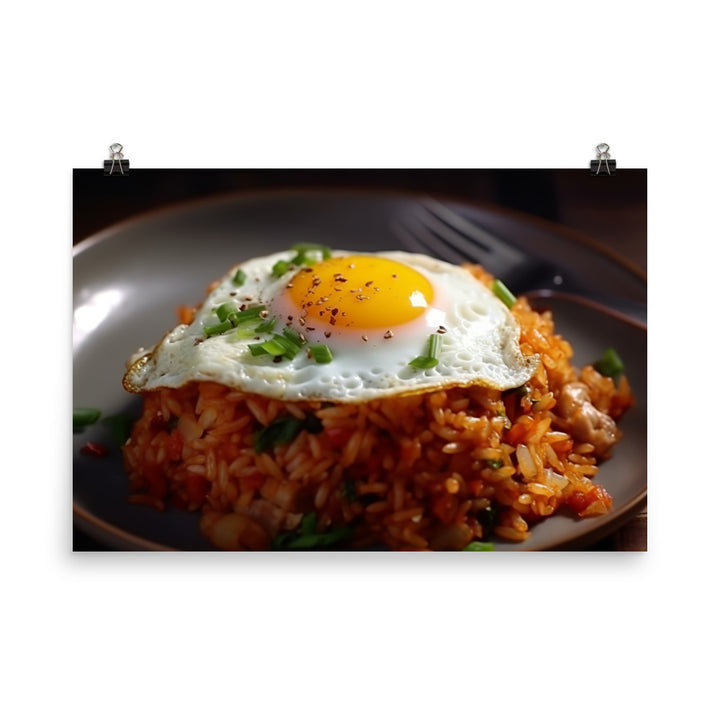 Kimchi Fried Rice photo paper poster - Posterfy.AI