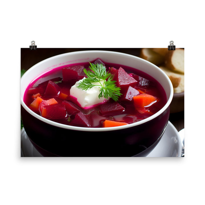 Borscht photo paper poster - Posterfy.AI