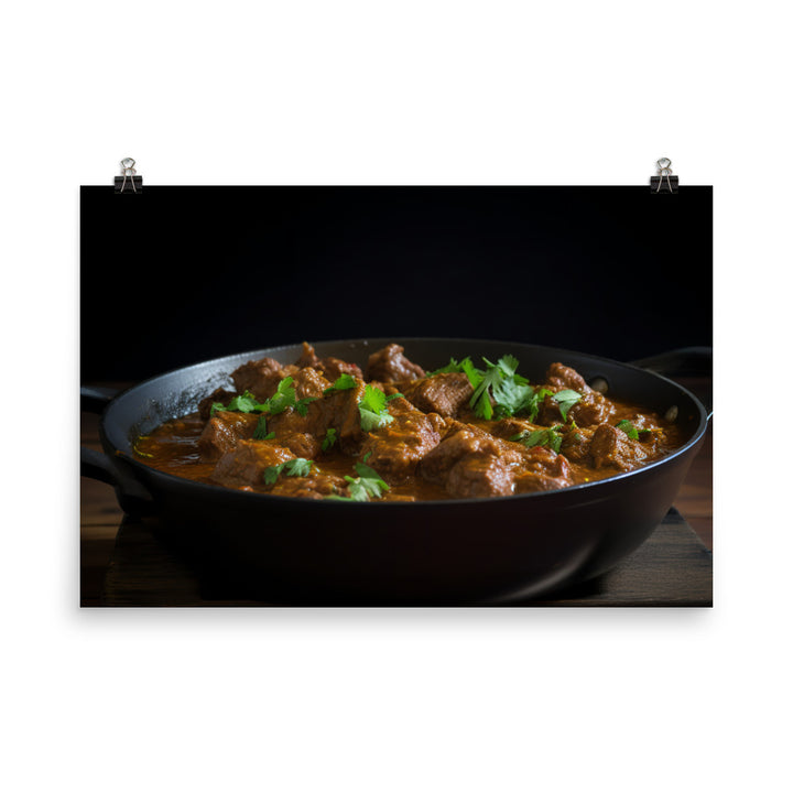 Beef Curry photo paper poster - Posterfy.AI