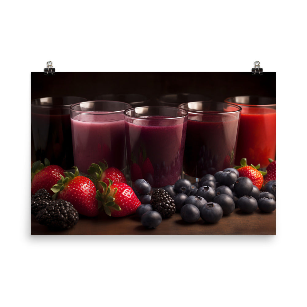 Berry Medley photo paper poster - Posterfy.AI