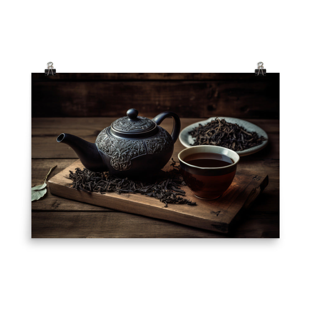 Aromatic Black Tea photo paper poster - Posterfy.AI