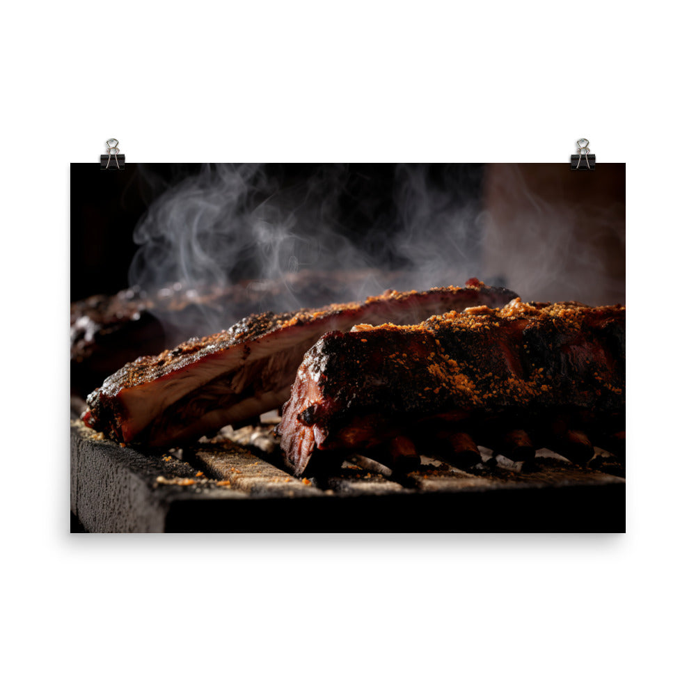 Ultimate Barbecue Ribs photo paper poster - Posterfy.AI