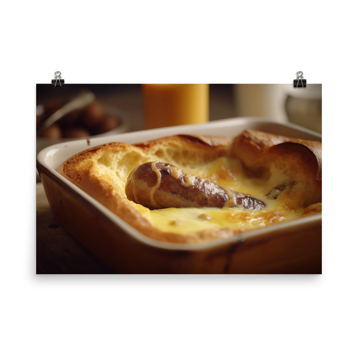 Toad in the Hole photo paper poster - Posterfy.AI
