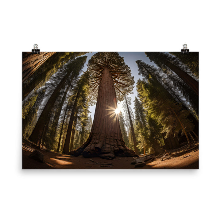 Yosemites Majestic Giants photo paper poster - Posterfy.AI