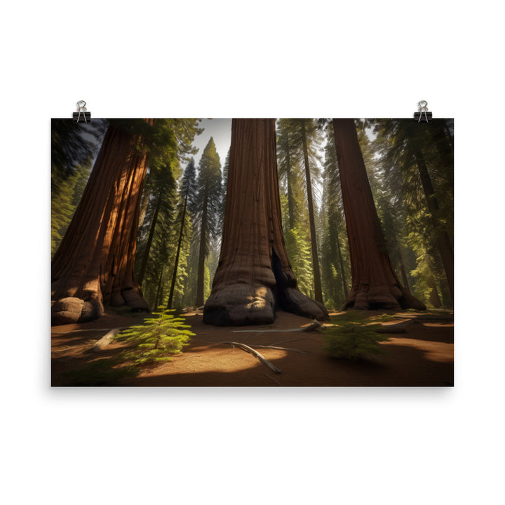 Yosemites Majestic Giants photo  paper poster - Posterfy.AI