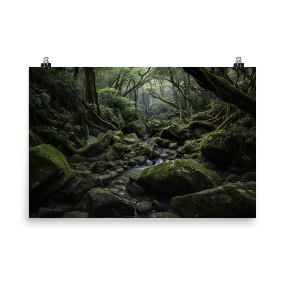 Into the Heart of Yakushima photo  paper poster - Posterfy.AI