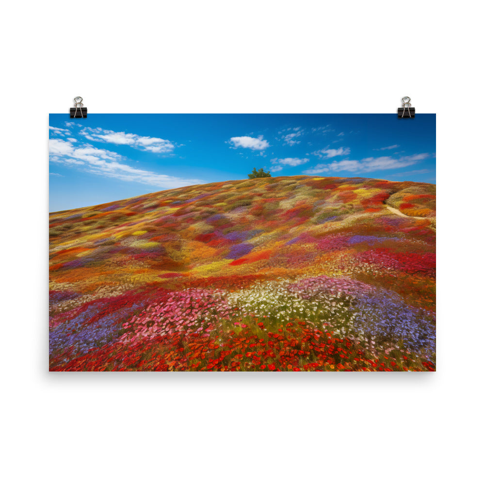 Hitachi Seaside Parks Floral Wonderland photo  paper poster - Posterfy.AI