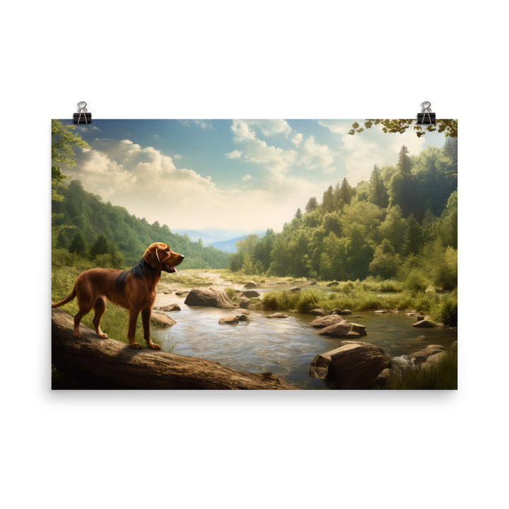 A Bloodhounds Adventure photo paper poster - Posterfy.AI