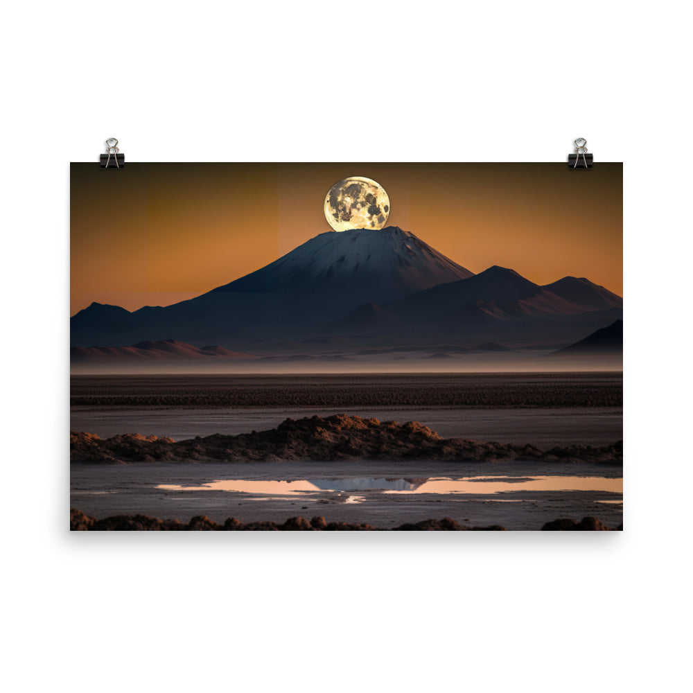 Mystical Beauty of Atacama photo paper poster - Posterfy.AI