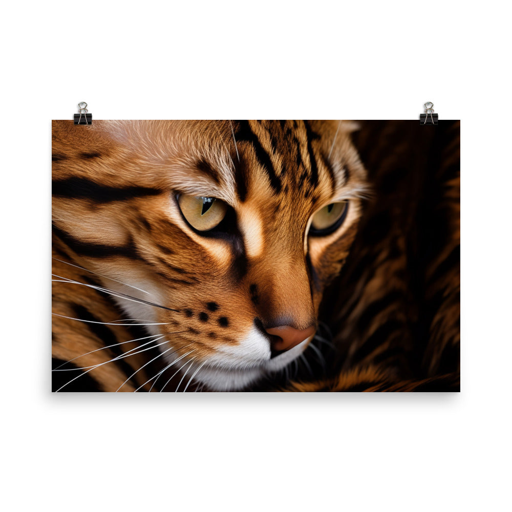 Exquisite Bengal photo paper poster - Posterfy.AI