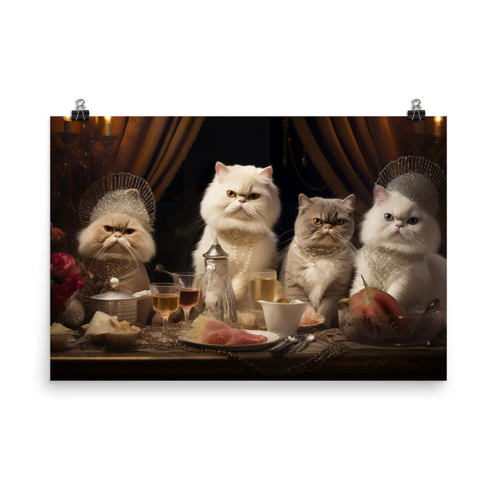 Exotic Shorthair Photo paper poster - PosterfyAI.com