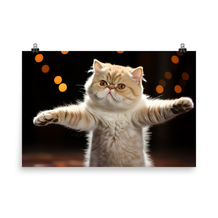 Exotic Shorthair Photo paper poster - PosterfyAI.com