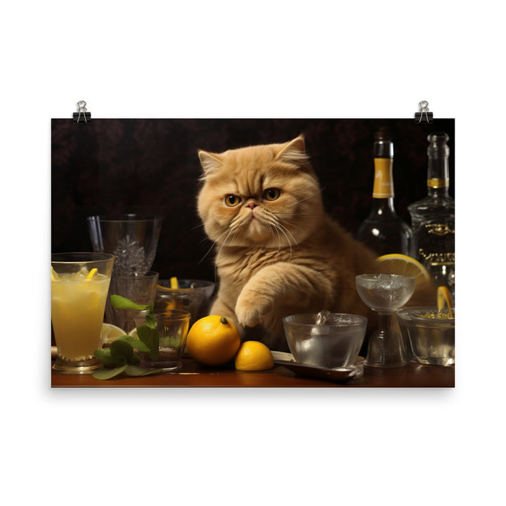 Exotic Shorthair Photo paper poster - PosterfyAI.com