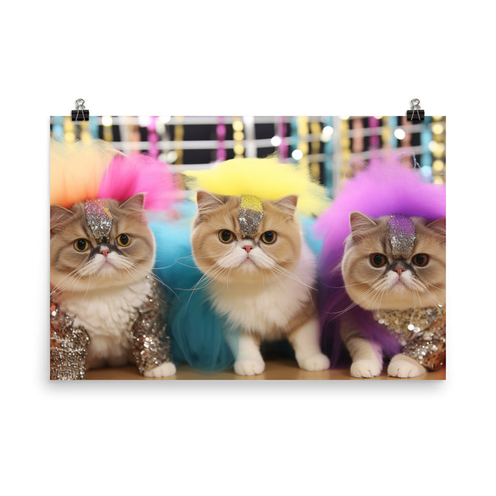 Exotic Shorthair Photo paper poster - PosterfyAI.com