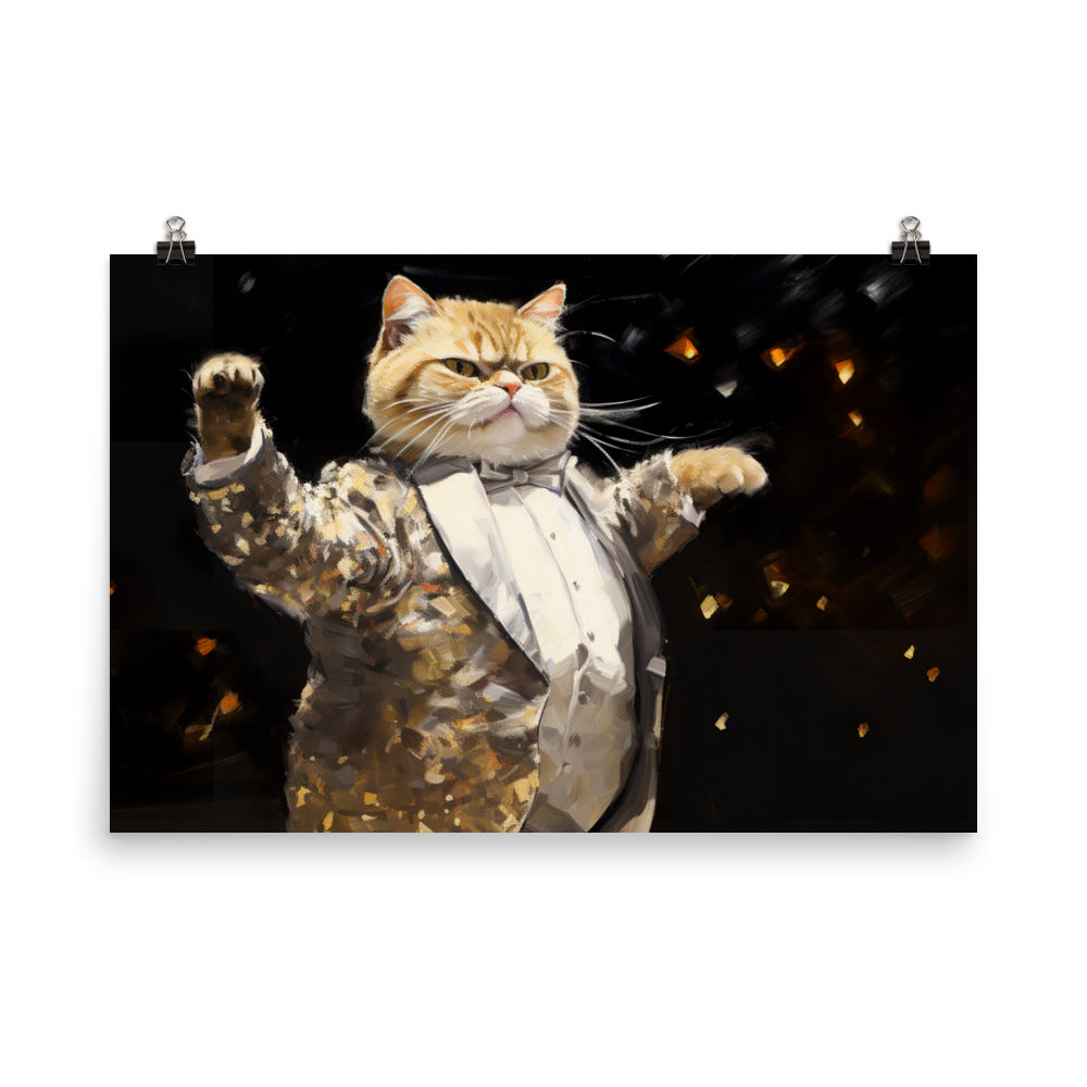 Exotic Shorthair Photo paper poster - PosterfyAI.com