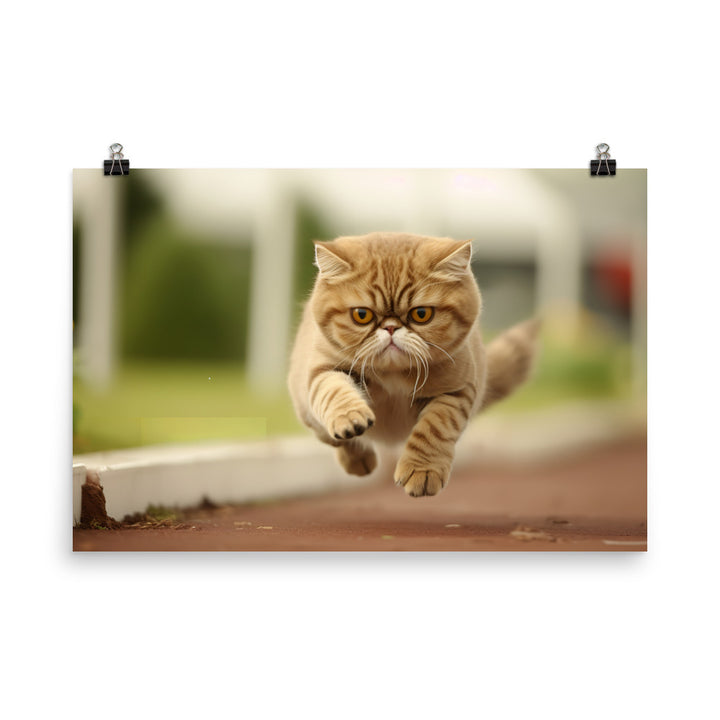 Exotic Shorthair Photo paper poster - PosterfyAI.com