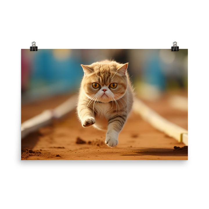Exotic Shorthair Photo paper poster - PosterfyAI.com
