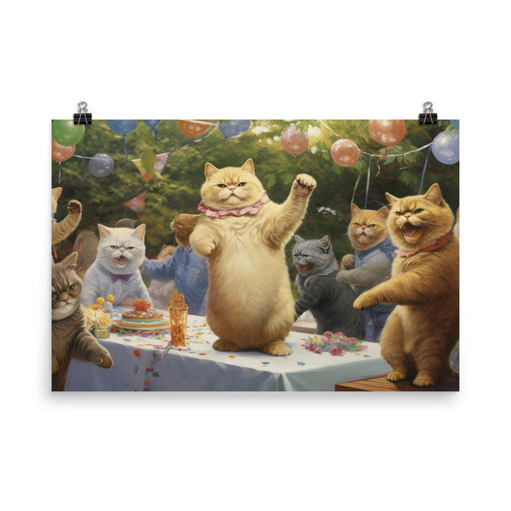 Exotic Shorthair Photo paper poster - PosterfyAI.com