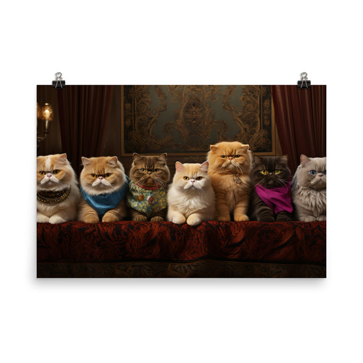 Exotic Shorthair Photo paper poster - PosterfyAI.com