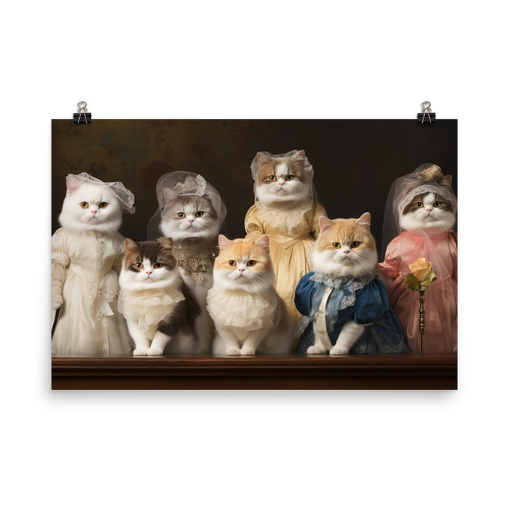 Exotic Shorthair Photo paper poster - PosterfyAI.com