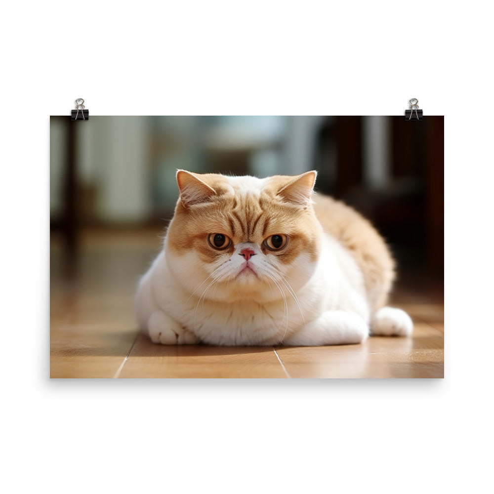 Exotic Shorthair Photo paper poster - PosterfyAI.com