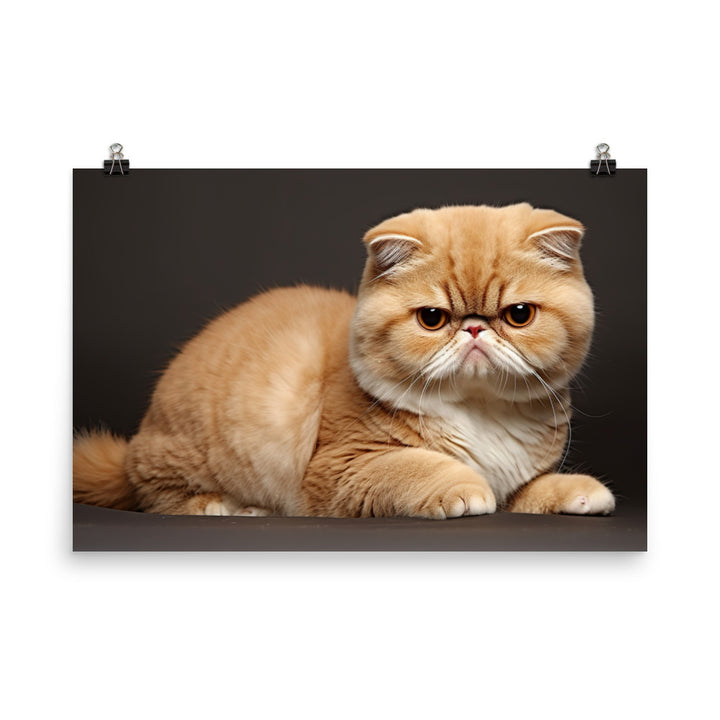 Exotic Shorthair Photo paper poster - PosterfyAI.com