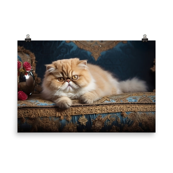 Exotic Shorthair Photo paper poster - PosterfyAI.com