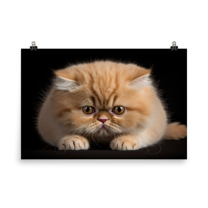 Exotic Shorthair Photo paper poster - PosterfyAI.com