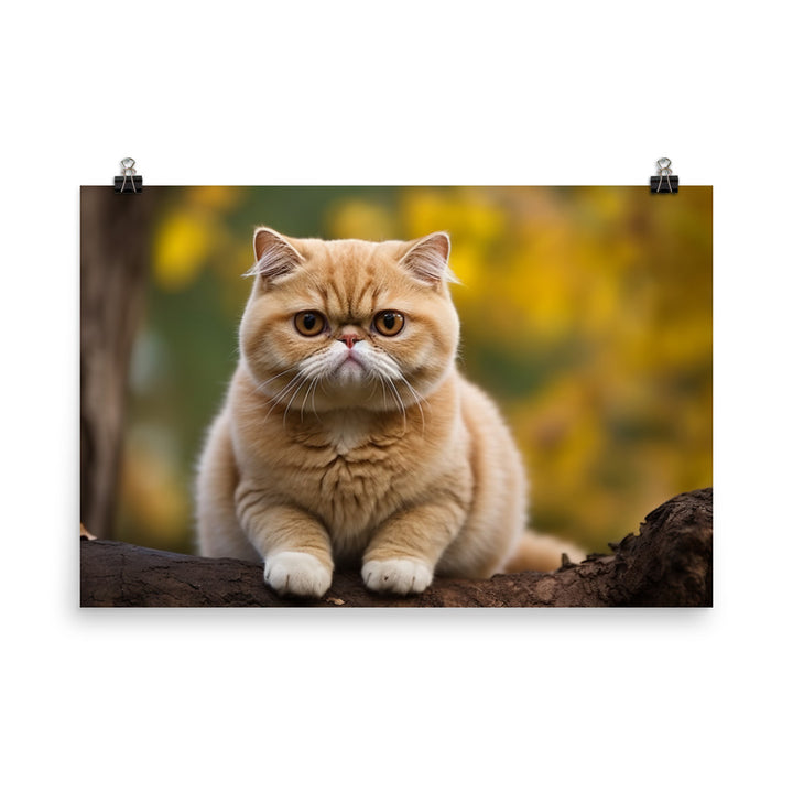 Exotic Shorthair Photo paper poster - PosterfyAI.com