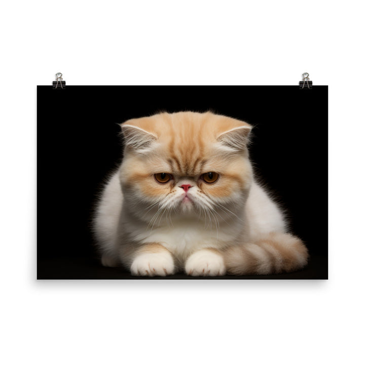 Exotic Shorthair Photo paper poster - PosterfyAI.com