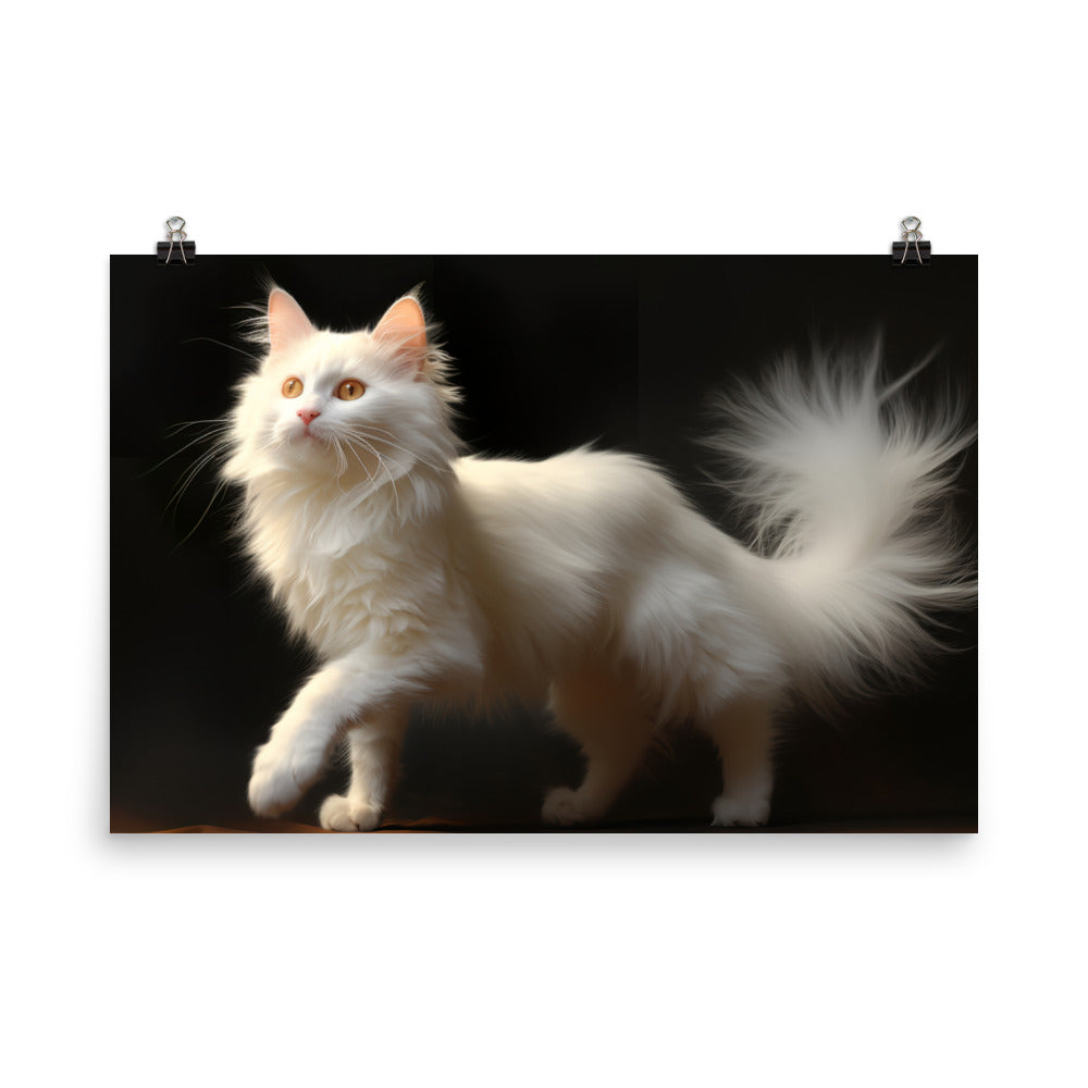 Turkish Van Photo paper poster - PosterfyAI.com
