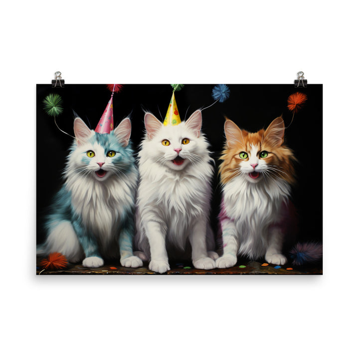 Turkish Van Photo paper poster - PosterfyAI.com