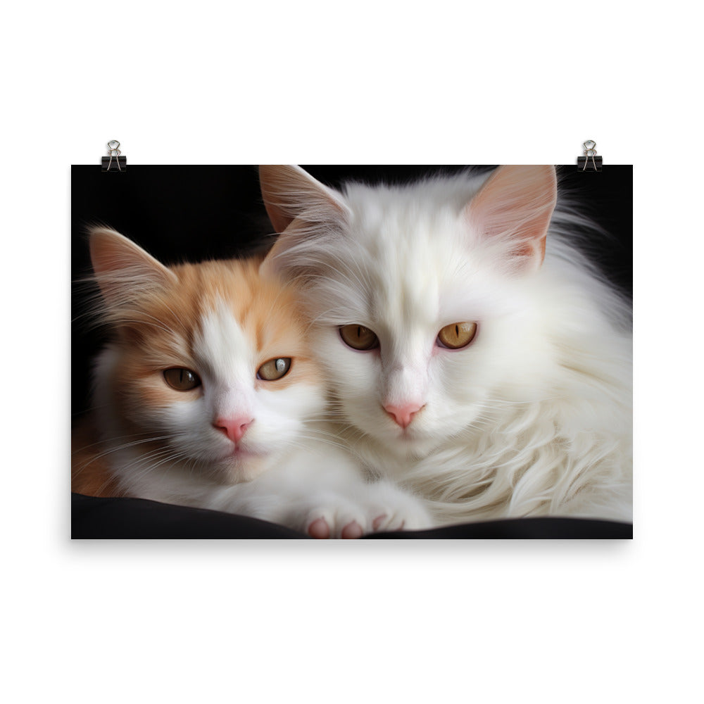 Turkish Van Photo paper poster - PosterfyAI.com
