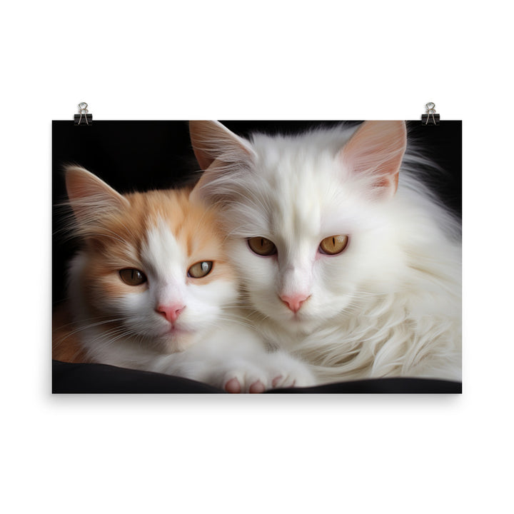 Turkish Van Photo paper poster - PosterfyAI.com