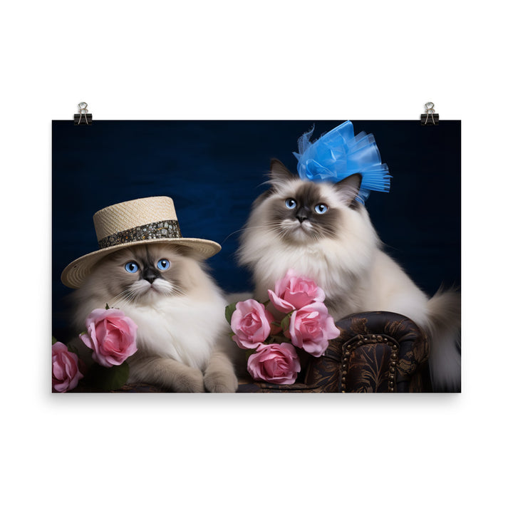 Ragdoll Photo paper poster - PosterfyAI.com