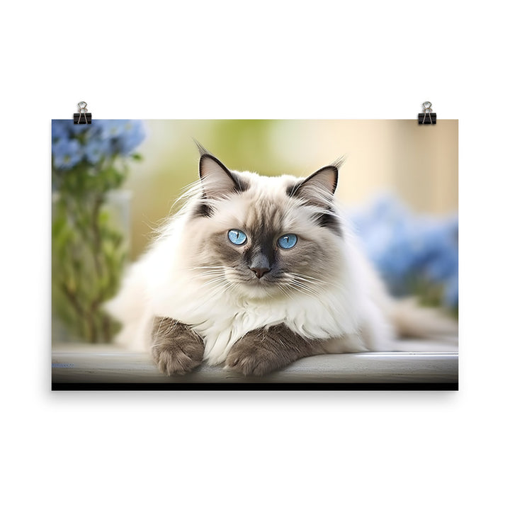 Ragdoll Photo paper poster - PosterfyAI.com