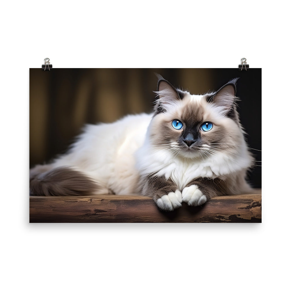 Ragdoll Photo paper poster - PosterfyAI.com