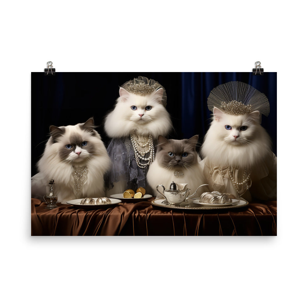 Ragdoll Photo paper poster - PosterfyAI.com