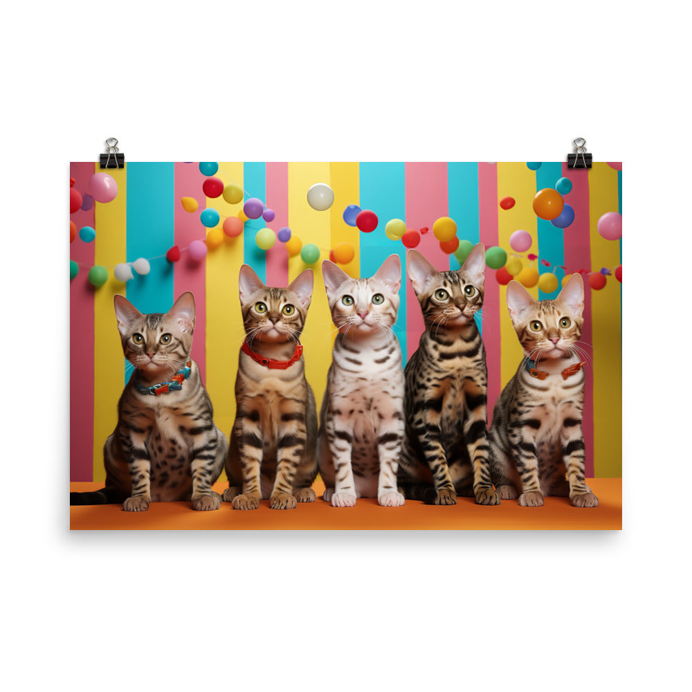 Ocicat Photo paper poster - PosterfyAI.com
