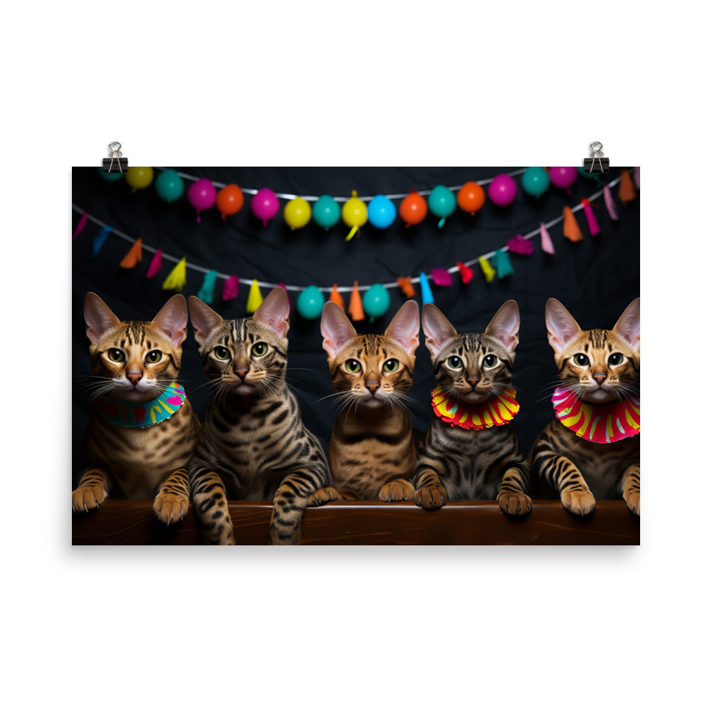 Ocicat Photo paper poster - PosterfyAI.com