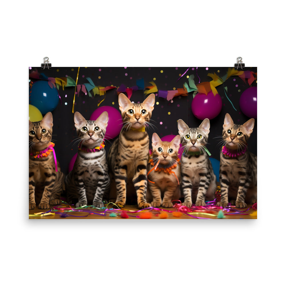 Ocicat Photo paper poster - PosterfyAI.com