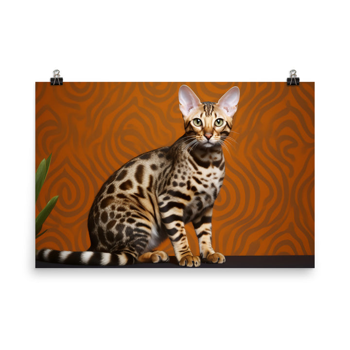 Ocicat Photo paper poster - PosterfyAI.com