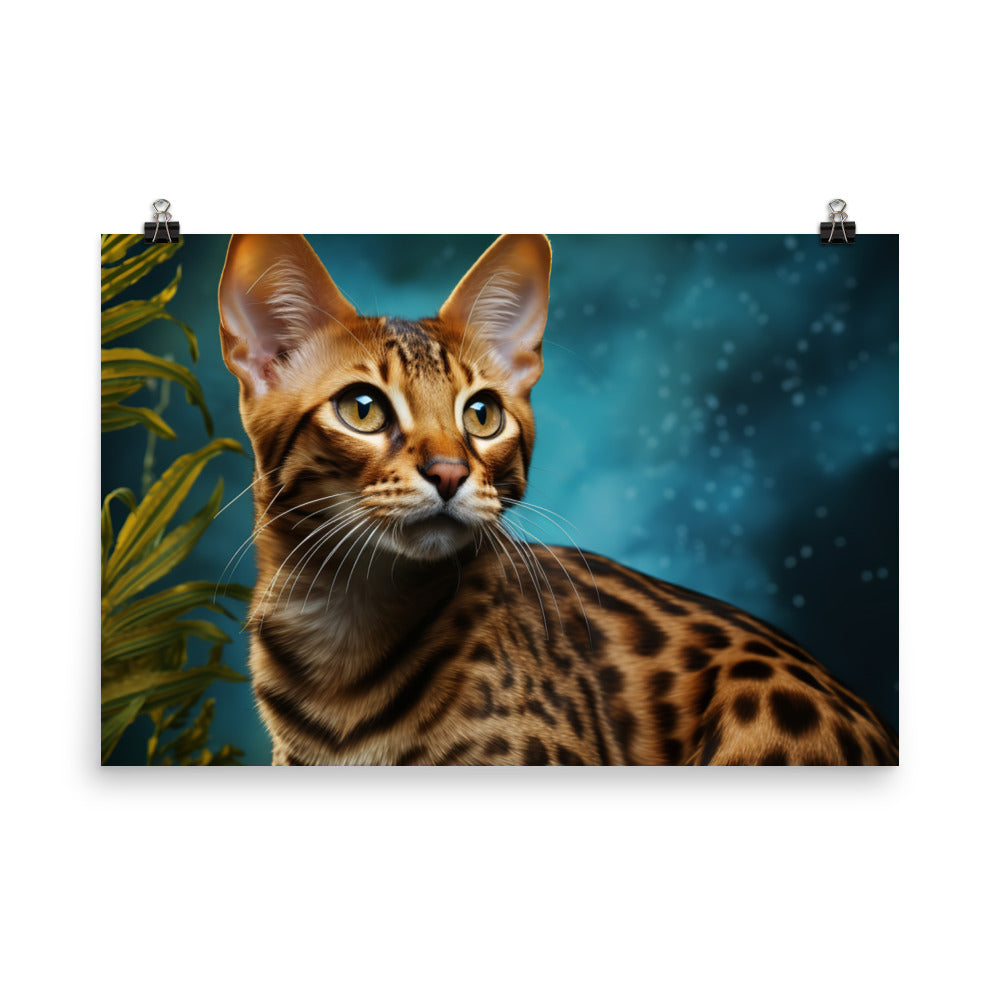 Ocicat Photo paper poster - PosterfyAI.com