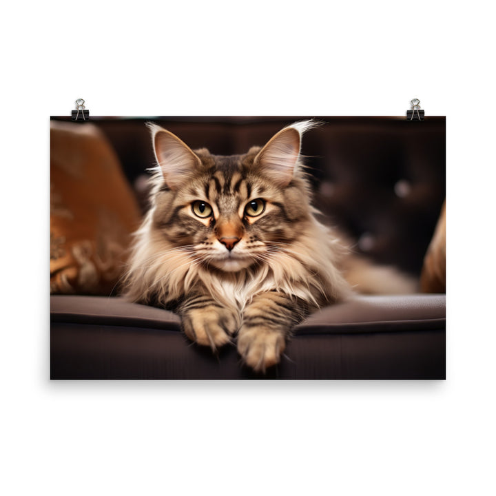 Maine Coon Photo paper poster - PosterfyAI.com