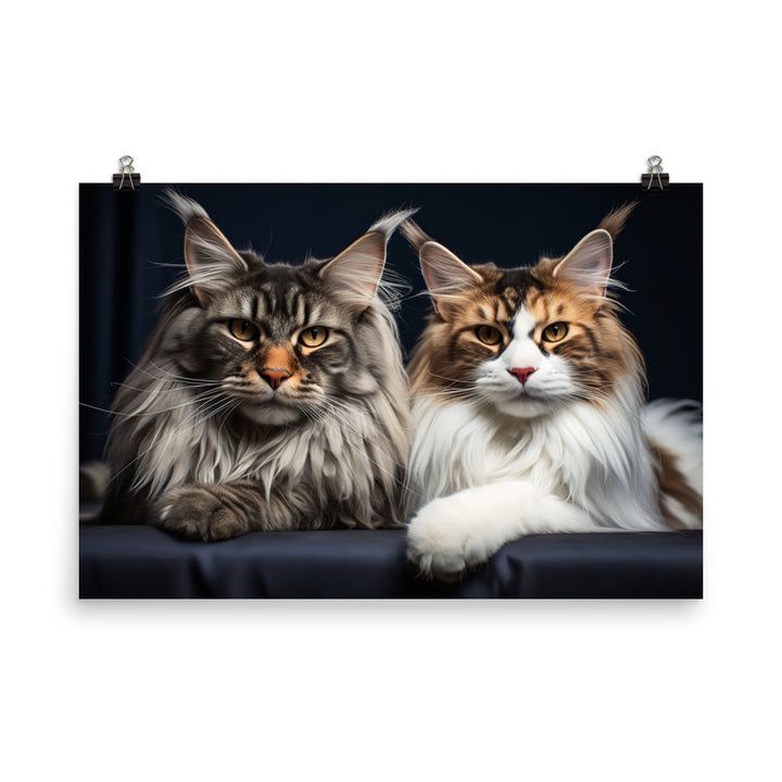 Maine Coon Photo paper poster - PosterfyAI.com