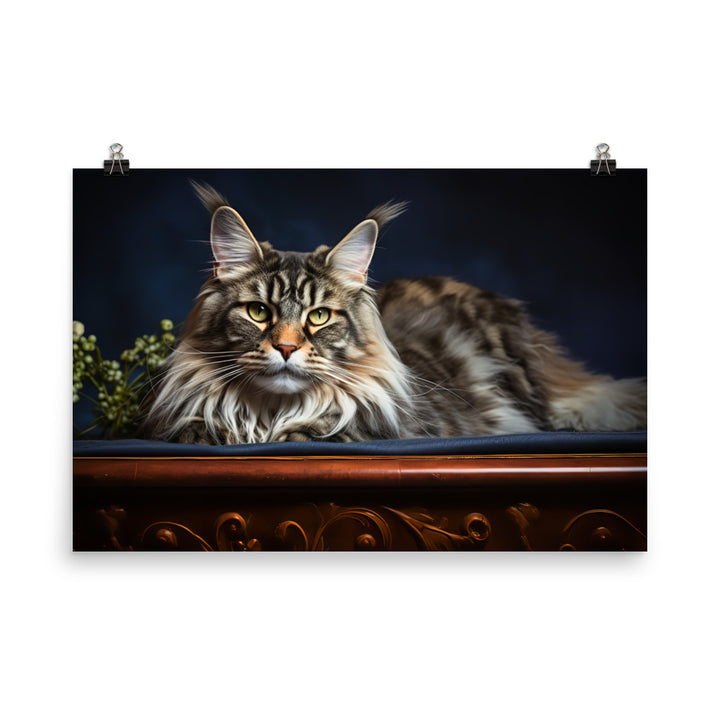 Maine Coon Photo paper poster - PosterfyAI.com