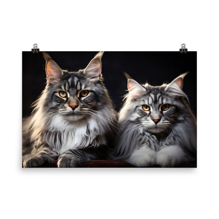 Maine Coon Photo paper poster - PosterfyAI.com