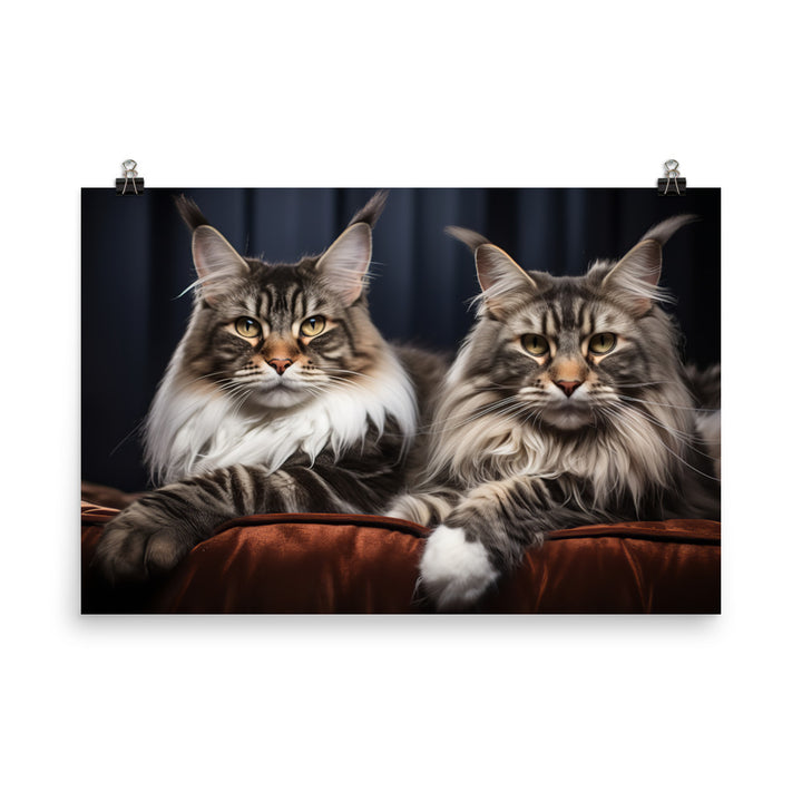 Maine Coon Photo paper poster - PosterfyAI.com