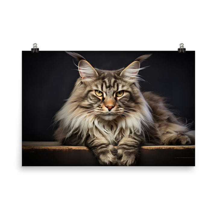 Maine Coon Photo paper poster - PosterfyAI.com
