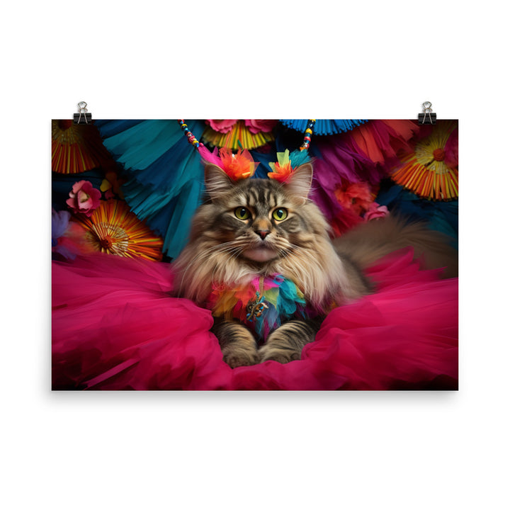 Maine Coon Photo paper poster - PosterfyAI.com